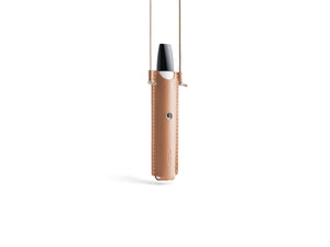Leather Case with Strip<br>(Light Brown)
